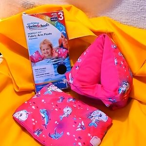 Swim School Fabric Arm Floats perfect fit‎ adjustable level 3